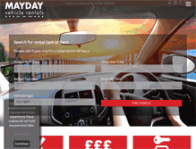 Tablet Screenshot of car-hire-luton.co.uk